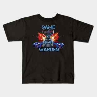 The Game warden is here Kids T-Shirt